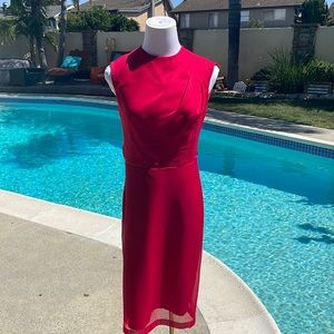 The Limited | Red, hot, midi Dress | Size 0
